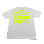 Saint Barth T-Shirt Girocollo Tinta Unita con Stampa  per Bambino SBARTH BIANCO SAINT BARTH 
