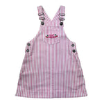 Saint Barth Salopette Fantasia A Irghe per Bambina TECLA BIANCO/ROSA SAINT BARTH 