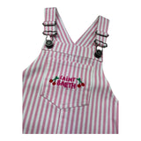 Saint Barth Salopette Fantasia A Irghe per Bambina TECLA BIANCO/ROSA SAINT BARTH 
