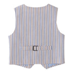 Sarabanda Gilet Fantasia A Righe per Neonato 06190 BEIGE SARABANDA 