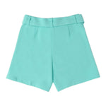 Sarabanda Short Tinta Unita con Cinturino per Bambina 0645800 VERDE ACQUA SARABANDA 