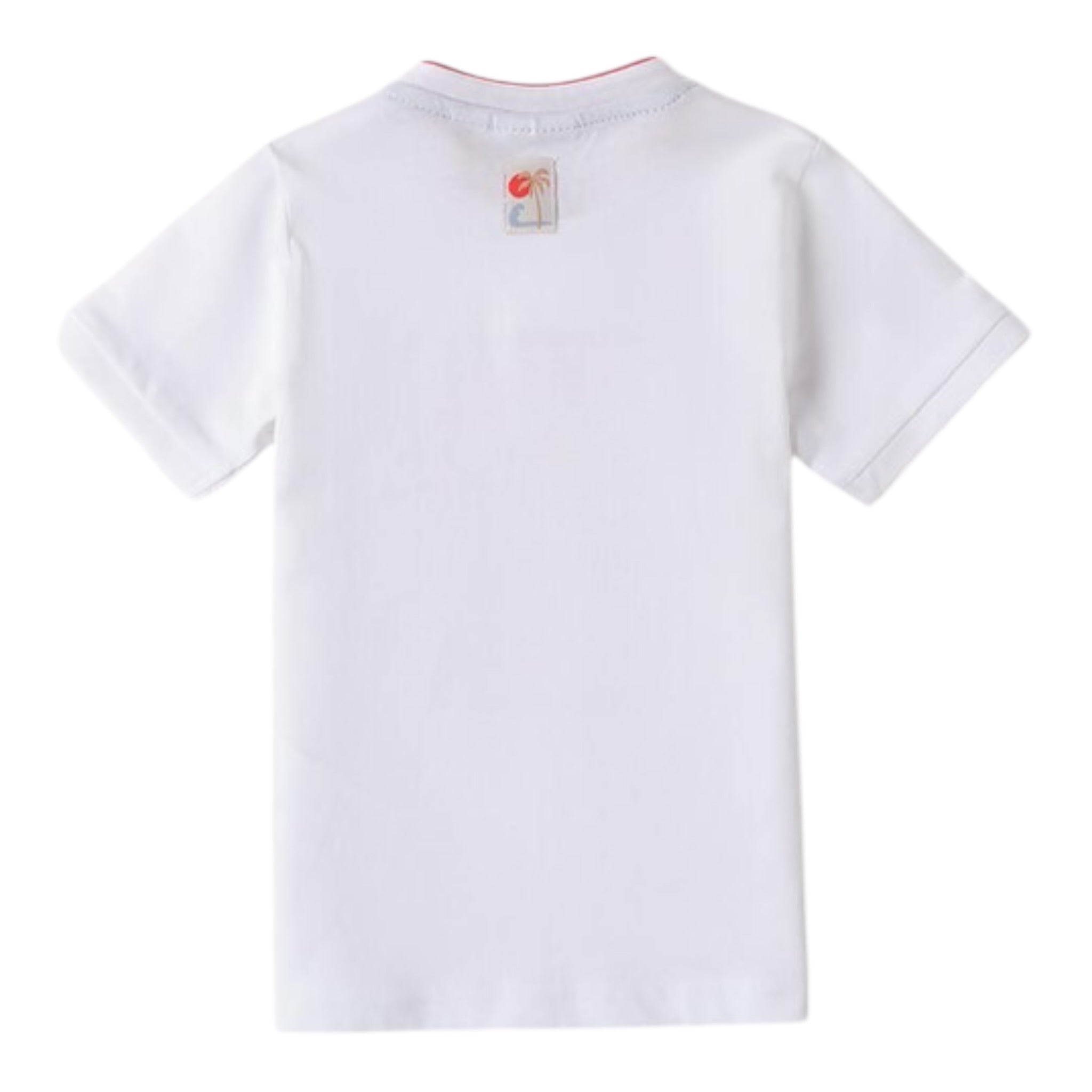 Sarabanda T-Shirt Tinta Unita con Stampa per Neonato 0B144XN BIANCO SARABANDA 