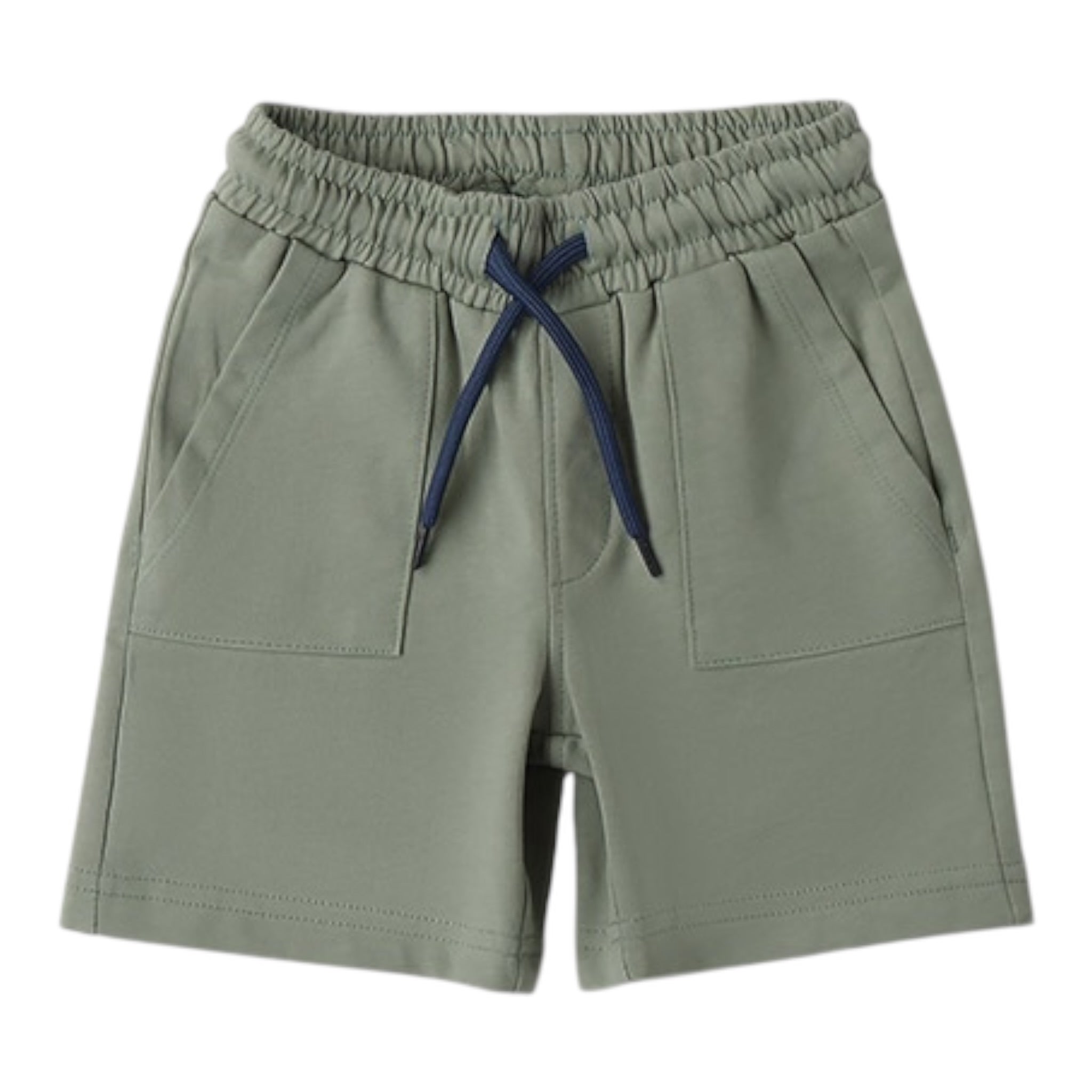 Sarabanda Bermuda Tinta Unita con Elastico In Vita per Bambino 0B155X VERDE SARABANDA 
