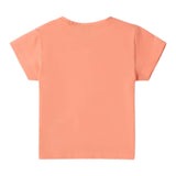 Sarabanda T-Shirt Tinta Unita Girocollo per Bambina 0B317 PESCA SARABANDA 
