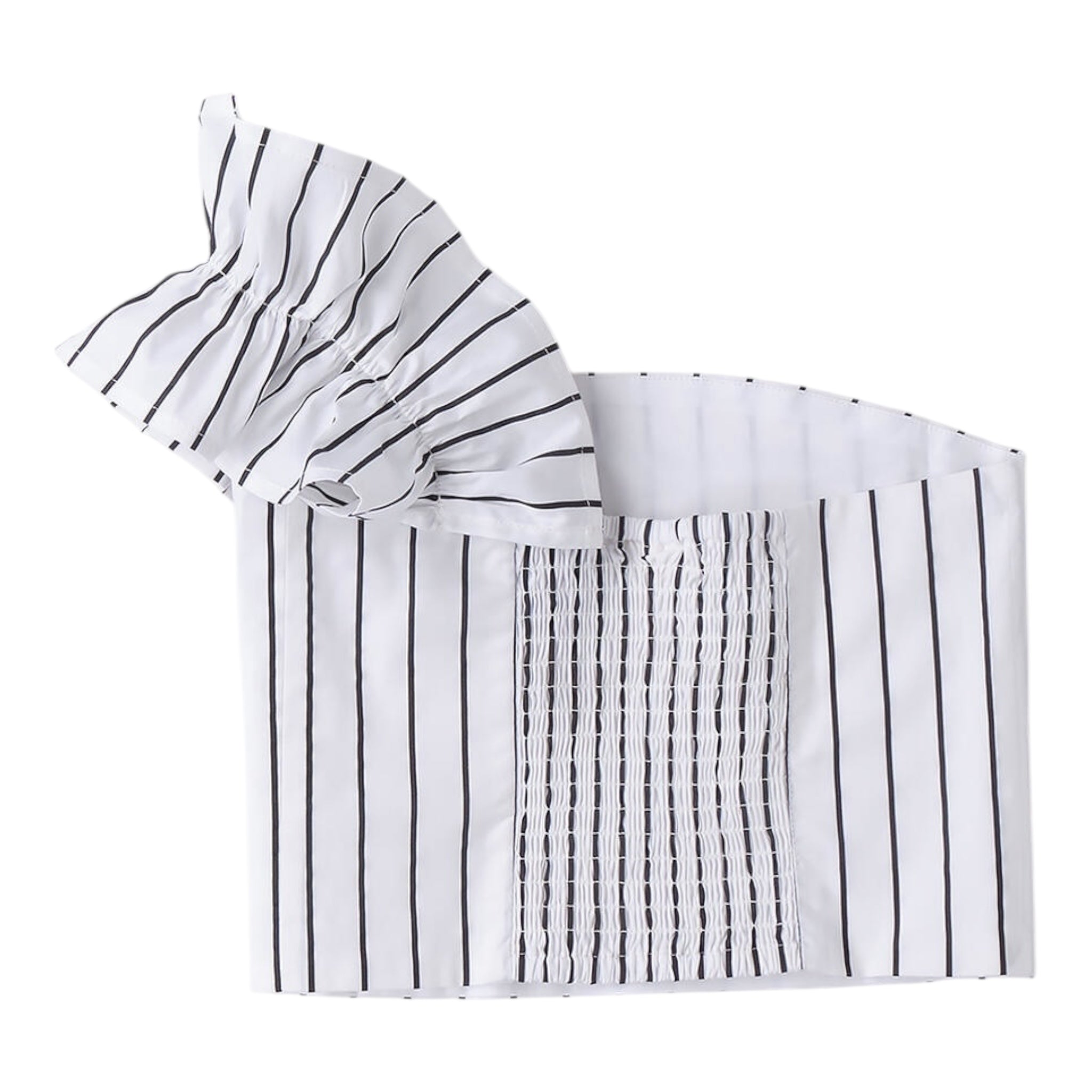 Sarabanda Top Monospalla Tinta Unita Fantasia A Righe per Bambina 0B510 BIANCO SARABANDA 