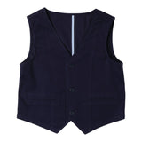 Sarabanda Gilet Tinta Unita con Bottoni per Bambino 0B670 BLU SARABANDA 