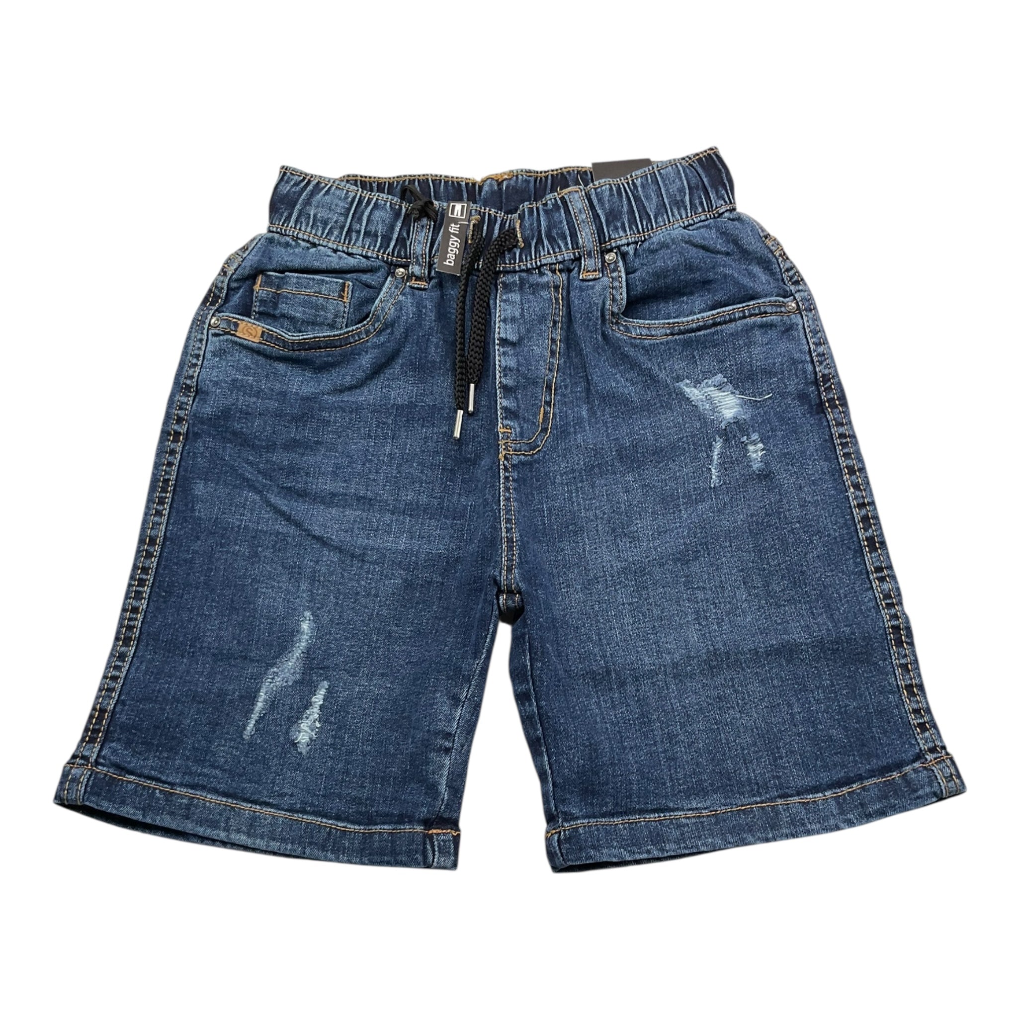 Sarabanda Bermuda Tinta Unita con Elastico In Vita per Bambino 0B764 BLU SARABANDA 