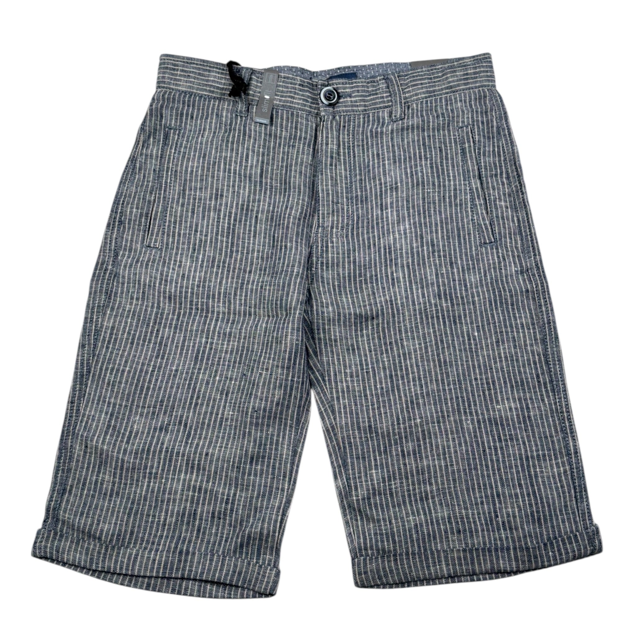 Sarabanda Bermuda Tinta Unita con Girovita Regolabile per Bambino 0W626 BLU SARABANDA 