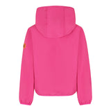 Save The Duck Giubbino Tinta Unita con Zip E Cappuccio per Bambina J30036XJ ROSA SAVE THE DUCK 
