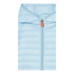 Save The Duck Giubbino Tinta Unita con Zip E Cappuccio per Neonato J30650 AZZURRO SAVE THE DUCK 