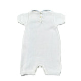 Scaldacuore Pagliaccetto Tinta Unita In Maglia per Neonata PS02PE24 BIANCO SCALDACUORE 