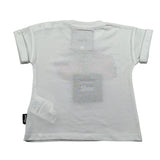 Shoe T-Shirt Girocollo tinta unita con Logo Bianco per Neonato TEDDYB0101 BIANCO SHOE 