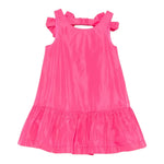 Simonetta Abito Giromanica Tinta Unita con Fiocchi per Bambina SW1A52 FUXIA SIMONETTA 