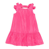 Simonetta Abito Giromanica Tinta Unita con Fiocchi per Bambina SW1A52 FUXIA SIMONETTA 