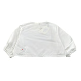 Simonetta Camicia Tinta Unita con Logo per Bambina SW5A03 BIANCA SIMONETTA 