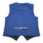 Siviglia Gilet tinta unita con Fantasia Blu per Bambino GLS500J BLU SIVIGLIA 