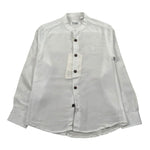 Siviglia Camicia Manica Lunga Tinta Unita con Collo Coreano per Bambino SVJSH17196 BIANCO SIVIGLIA 