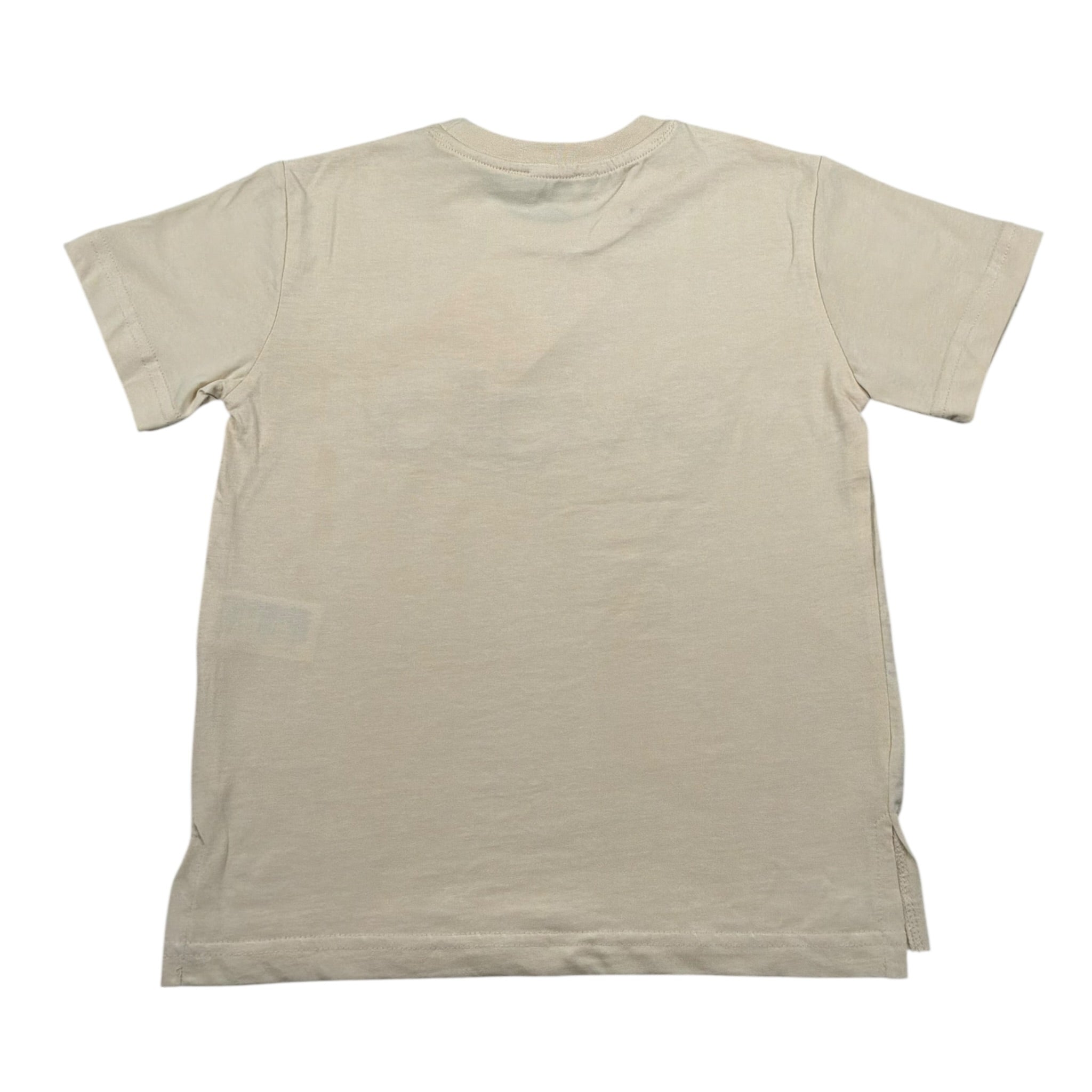 Siviglia T-Shirt Girocollo Tinta Unita con Taschino per Bambino SVJTS17212 BEIGE SIVIGLIA 