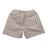 Siviglia Bermuda con Elastico In Vita Fantasia A Righe per Bambino SVNSO17307J BEIGE SIVIGLIA 