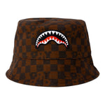 Sprayground Cappello Modello Pescatore Bicolore con Fantasia per Bambino SP14998BRW MARRONE/NERO SPRAYGROUND 