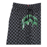 Sprayground Bermuda Bicolore con Fantasia A Quadri per Bambino SPY1043 NERO SPRAYGROUND 