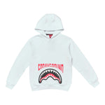 Sprayground Felpa Chiusa con Cappuccio Tinta Unita con Stampa per Bambino SPY1131WHT BIANCO SPRAYGROUND 