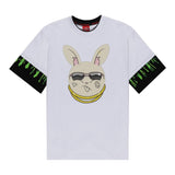 Sprayground T-Shirt Girocollo Tinta Unita con Stampa per Bambino SPY1254 BIANCO SPRAYGROUND 