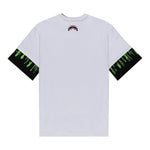 Sprayground T-Shirt Girocollo Tinta Unita con Stampa per Bambino SPY1254 BIANCO SPRAYGROUND 