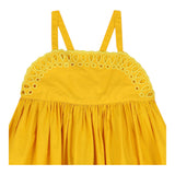 Stella Mccartney Abito Tinta Unita Traforato per Bambina TU1B92 GIALLO STELLA McCARTNEY 