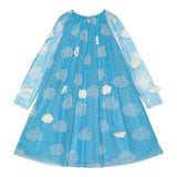 Stella Mccartney Abito Manica Lunga Tinta Unita per Neonata TV1110 AZZURRO STELLA McCARTNEY 