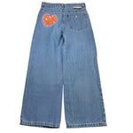 Stella Mccartney Jeans Tinta Unita Modello A Palazzo per Bambina TV6B10 AZZURRO STELLA McCARTNEY 