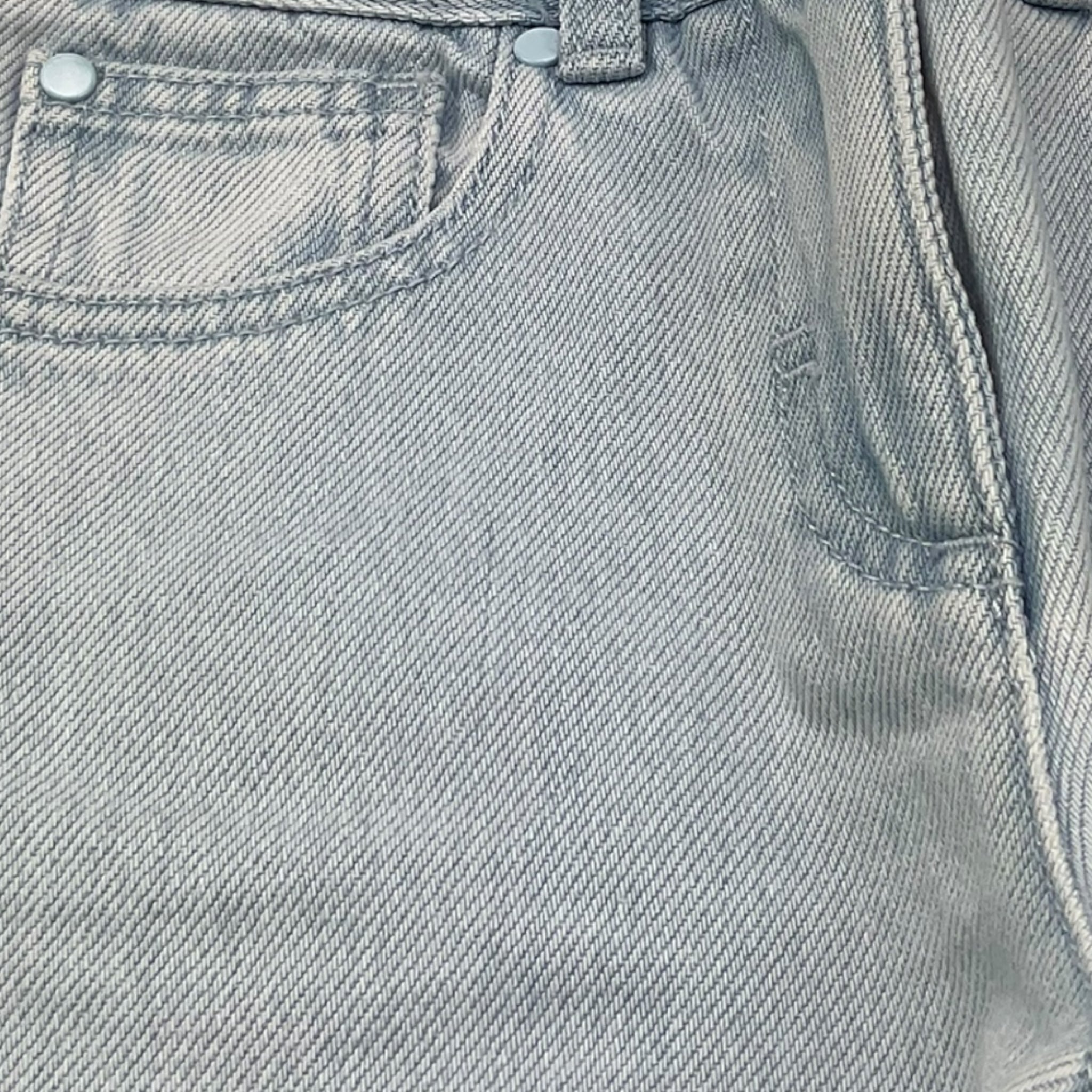 Stella Mccartney Jeans Tinta Unita con Girovita Regolabile per Bambina TW6A80 AZZURRO STELLA McCARTNEY 