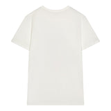 Stella Mccartney T-Shirt Girocollo Tinta Unita con Stampa per Bambina TW8A41 BIANCO STELLA McCARTNEY 
