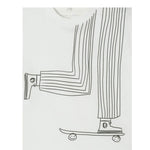 Stella Mccartney T-Shirt Girocollo Tinta Unita con Stampa per Neonato TW8Q81X BIANCO STELLA McCARTNEY 