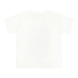 Stella Mccartney T-Shirt Girocollo Tinta Unita con Stampa per Bambina TW8S31 BIANCO STELLA McCARTNEY 