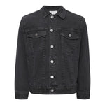 Stella Mccartney Giubbino In Denim Tinta Unita con Stampa per Bambino Z0531 NERO STELLA McCARTNEY 