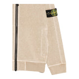 Stone Island Felpa con Zip Tinta Unita per Bambino J1S166100004 BEIGE STONE ISLAND 