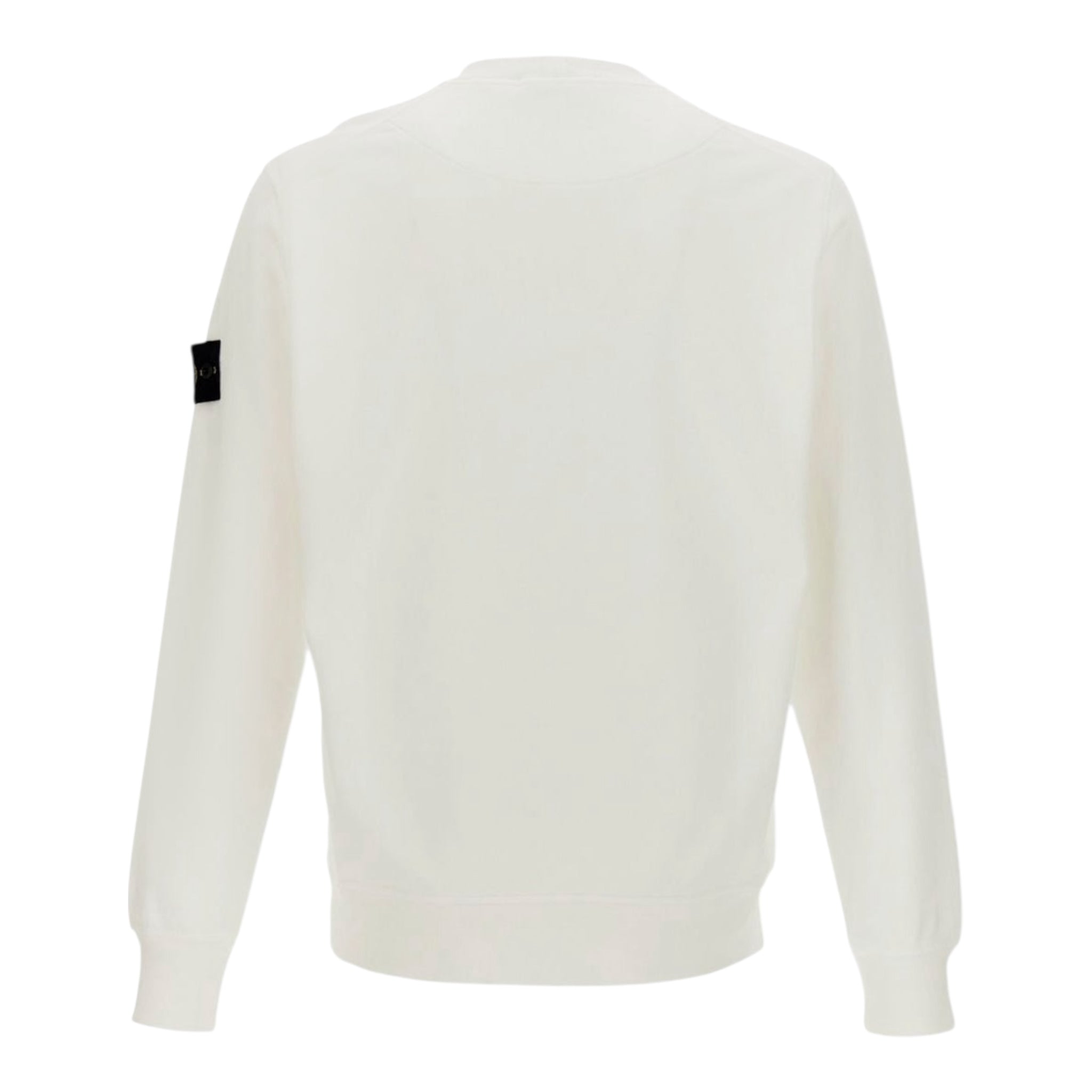 Stone Island Maglia Girocollo Tinta Unita con Logo per Bambino K1S15100011 PANNA STONE ISLAND 