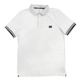 Sun68 Polo Mezza Manica Tinta Unita con Logo per Bambino A32314 BIANCO SUN68 