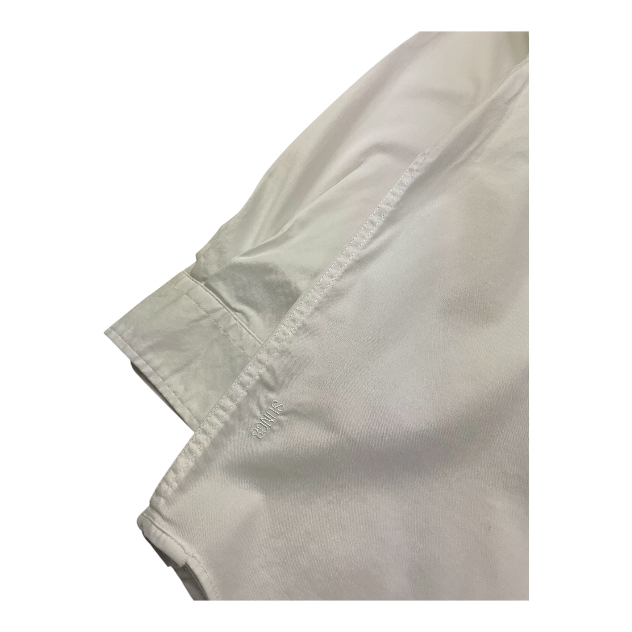 Sun68 Camicia Tinta Unita con Logo per Bambino CPS35302 BIANCO SUN68 