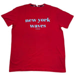 Sun68 T-Shirt Girocollo Tinta Unita con Stampa per Bambino T32305J ROSSO SUN68 