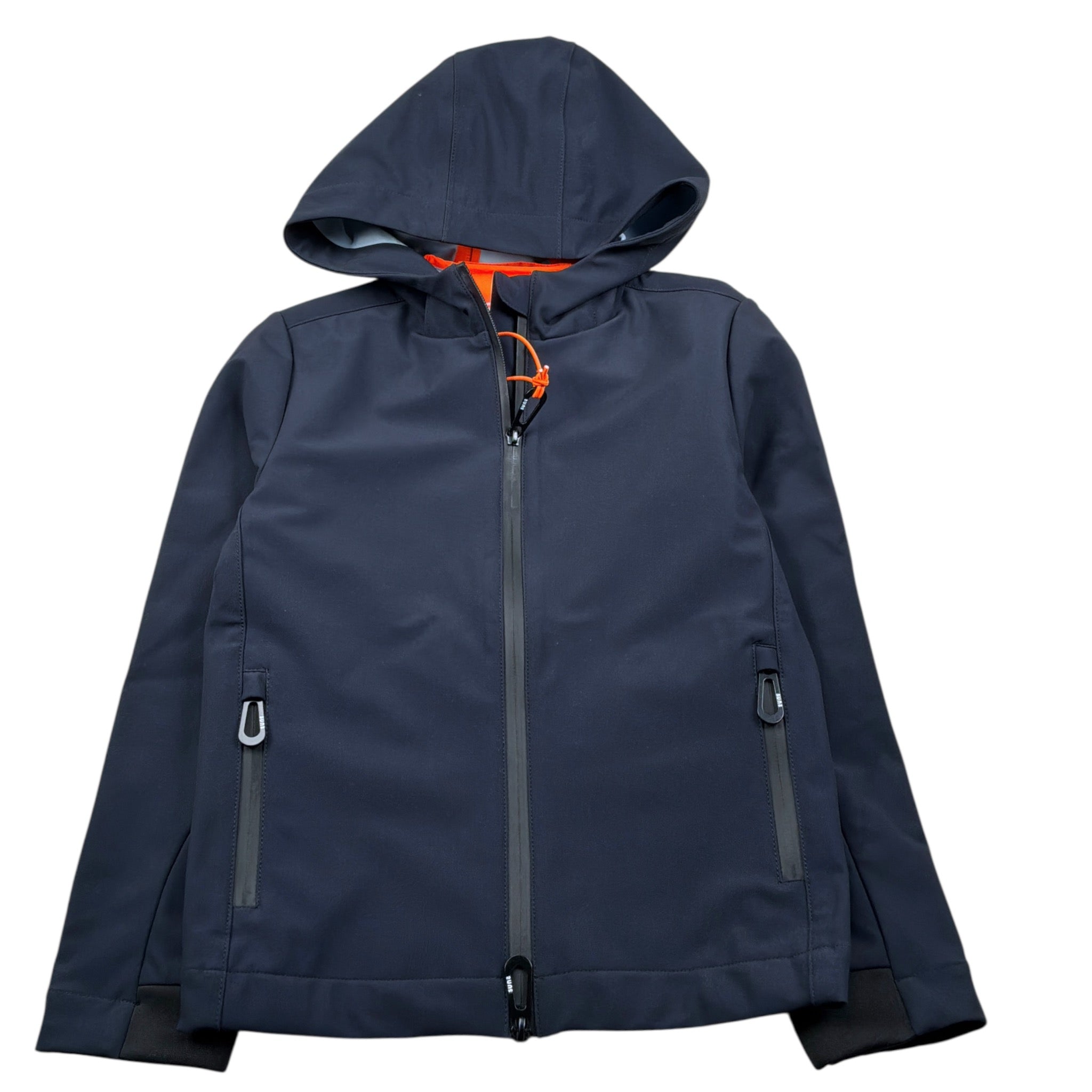 Suns Giubbino tinta unita con Cappuccio Blu per Bambino GBS0102U BLU SUNS 