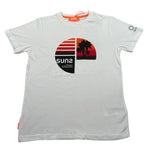 Suns T-Shirt Girocollo tinta unita con Logo Bianco per Bambino TSS123U BIANCO SUNS 