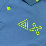 Suns68 Polo Mezza Manica Tinta Unita per Bambino CPA35322 AZZURRO SUNS68 