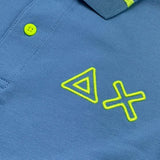 Suns68 Polo Mezza Manica Tinta Unita per Bambino CPA35322 AZZURRO SUNS68 