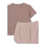 Teddy E Minou Completo 2 Pezzi T-Shirt-Culotte per Neonata E24CP062M1031 ROSA TEDDY E MINOU 