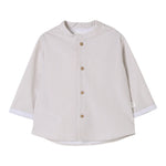 Teddy E Minou Camicia Manica Lunga Fantasia A Righe per Neonato E25CI001C4134 BEIGE TEDDY E MINOU 