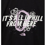The North Face T-Shirt tinta unita Girocollo con Stampa Nero per Bambina NF0A8AXF NERO THE NORTH FACE 