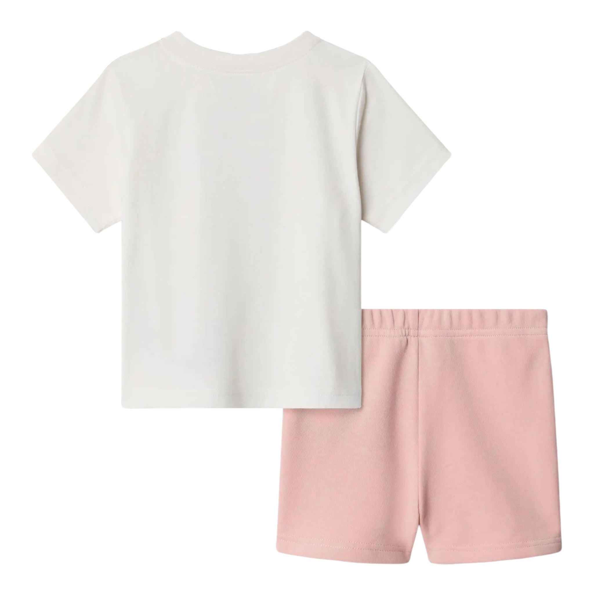 The North Face Completo 2 Pezzi Bicolore T-Shirt-Short per Neonata NF0A8BA3BQZ BIANCO/ROSA THE NORTH FACE 