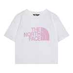 The North Face T-Shirt Girocollo tinta unita con Stampa Bianco per Bambina NF0A8DRQ9ZT BIANCO THE NORTH FACE 